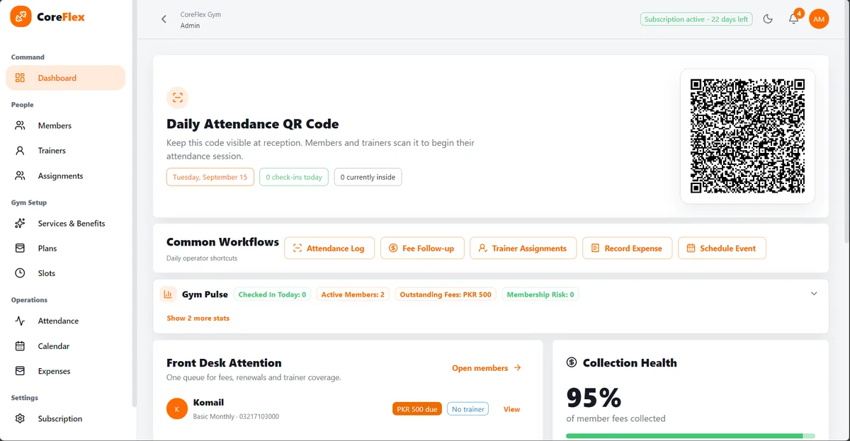 CoreFlex preview